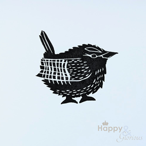 20e16592-f594-4d42-8e0e-dadefe11e913-Grumpy wren limited edition lino print kate tompsett british made gift art.png
