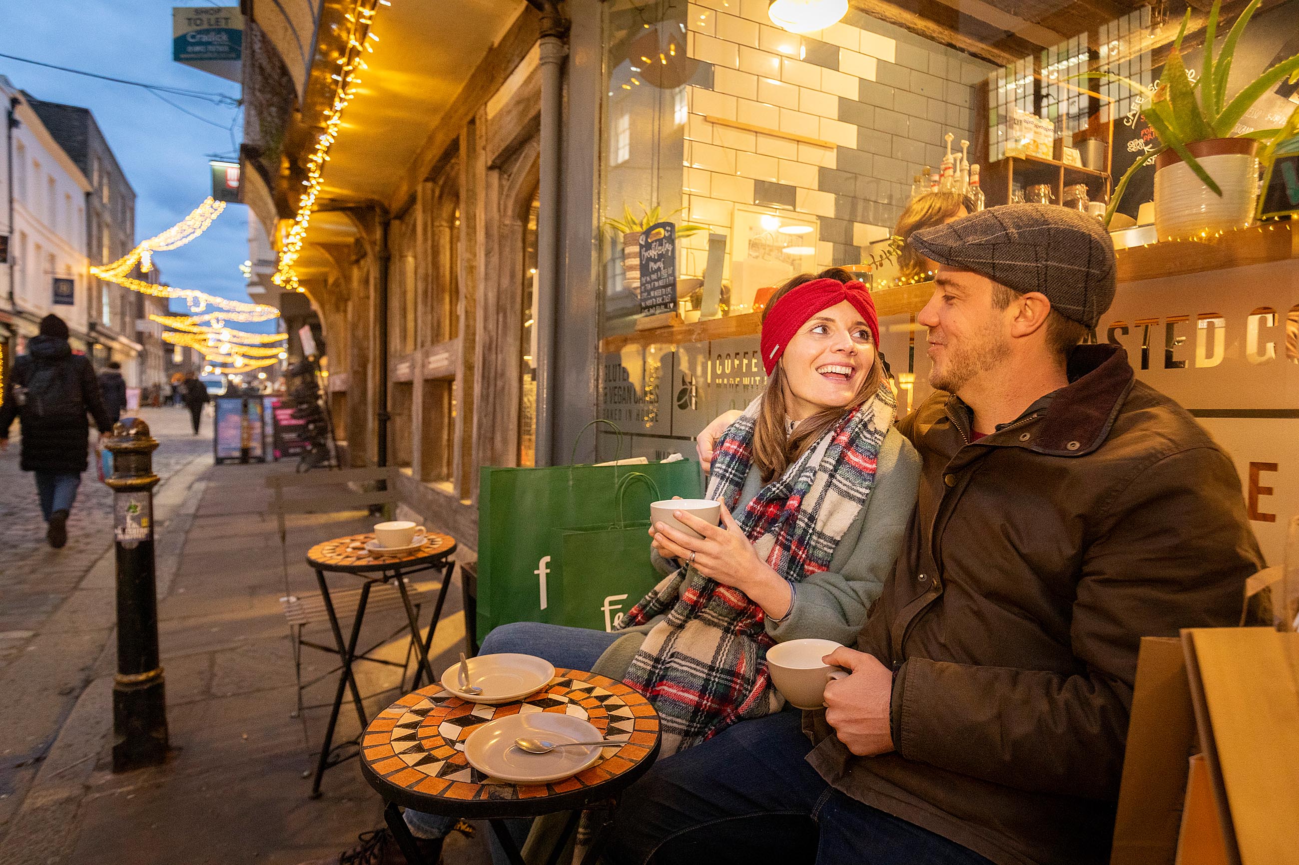 Burgate Coffee House at Christmas