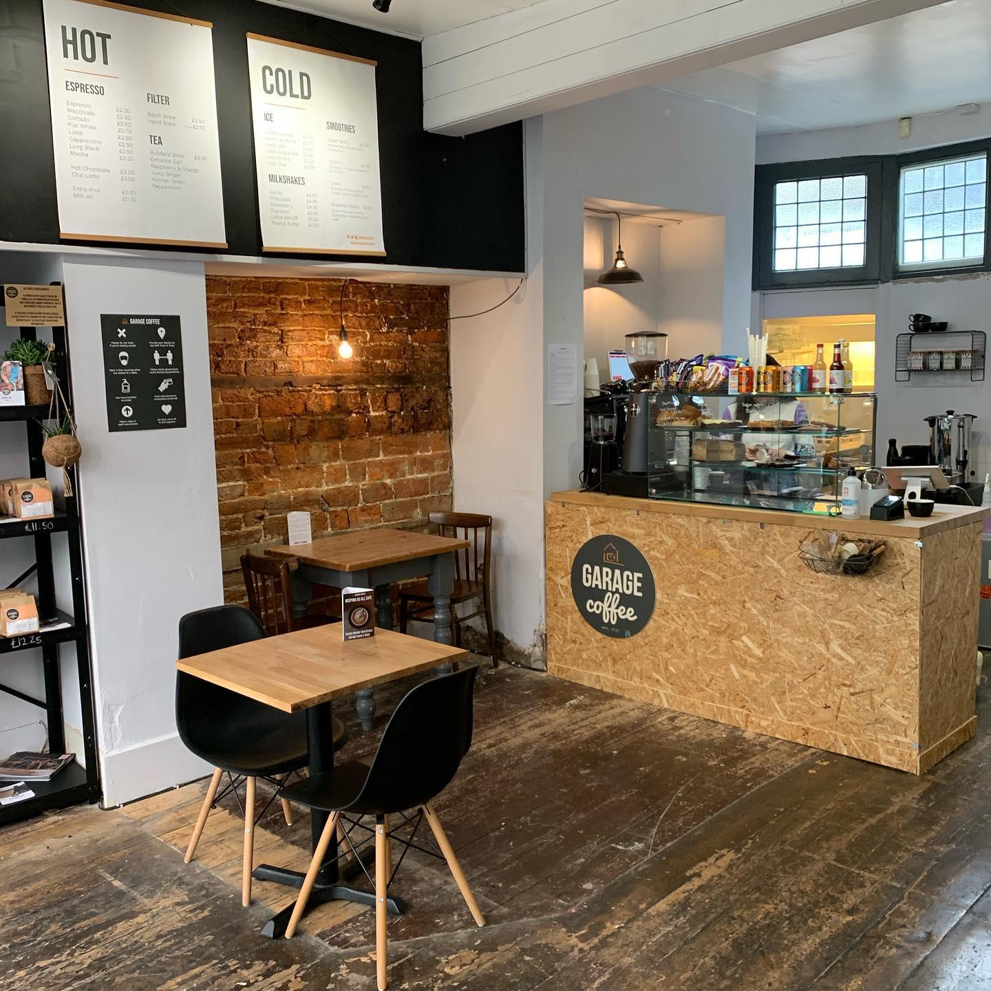 Garage Coffee Visit Canterbury